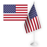 Настільний прапорець США