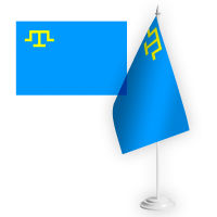 Настільний прапорець кримськотатарський