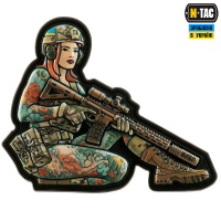 Нашивка Tactical girl PVC Yakuza Tatoo Redhead MC