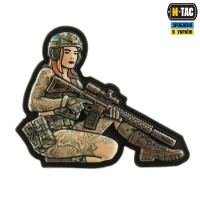 Нашивка Tactical girl PVC Skandinavik Tatoo MC