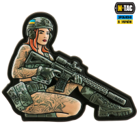 Нашивка Tactical girl PVC Skandinavik Tatoo MM14