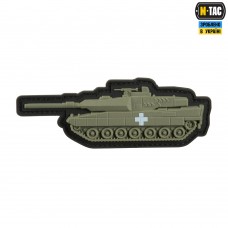 Купить PVC шеврон танк Leopard 2 хрест в интернет-магазине Каптерка в Киеве и Украине
