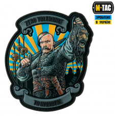 Купить Нашивка Zero Tolerance PVC 3D Укр M-TAC в интернет-магазине Каптерка в Киеве и Украине
