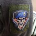 PVC 3D патч череп в береті Національна гвардія України