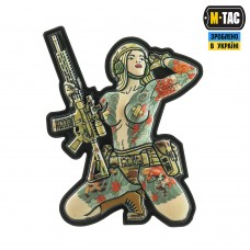Купить PVC шеврон Tactical girl tattoo Якудза в интернет-магазине Каптерка в Киеве и Украине