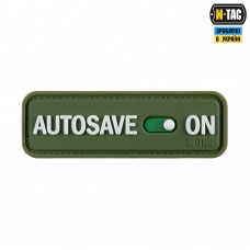 Купить PVC нашивка Autosave Olive в интернет-магазине Каптерка в Киеве и Украине