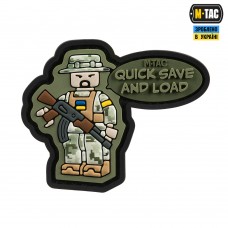Купить PVC нашивка QUICK SAVE MC в интернет-магазине Каптерка в Киеве и Украине