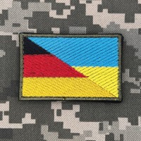 Нашивка прапор Україна - Німеччина