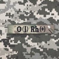 Нашивка група крові O (I) Rh (+) camo