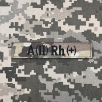 Нашивка група крові A (II) Rh (+) camo