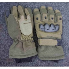 Зимові тактичні перчатки з накладками каучук Touchscreen