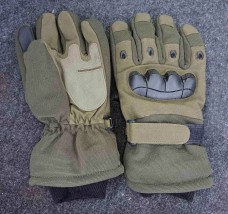 Купить Зимові тактичні перчатки з накладками каучук Touchscreen в интернет-магазине Каптерка в Киеве и Украине