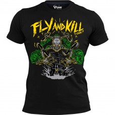 Купить Футболка Fly and Kill Black в интернет-магазине Каптерка в Киеве и Украине