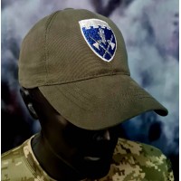 Бейсболка з вишивкою 101 ОБрОГШ олива