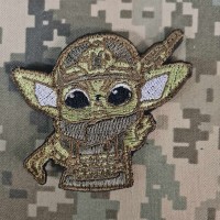 Патч Tactical Baby Yoda coyote