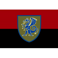 Прапор 21 ОМБр червоно-чорний