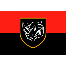 Прапор 4 ОТБр ЗСУ червоно чорний
