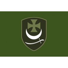 Прапор бригада Буревій НГУ зелений