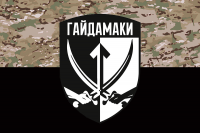 Прапор Окремий батальйон спеціального призначення Гайдамаки Camo