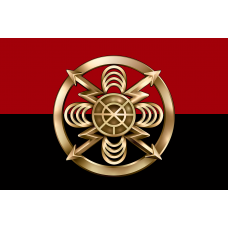Прапор Війська Зв’язку червоно-чорний