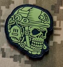 Купить PVC шеврон Tactical Skull Green в интернет-магазине Каптерка в Киеве и Украине