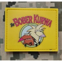 PVC шеврон The Bober Kurwa yellow