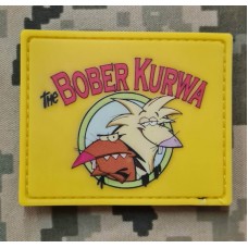 PVC шеврон The Bober Kurwa yellow