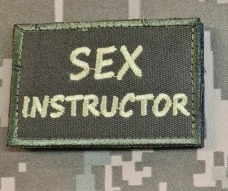 Нашивка Sex Instructor Olive