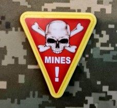 Купить PVC шеврон Mines в интернет-магазине Каптерка в Киеве и Украине