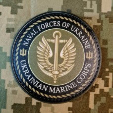 PVC нашивка Морська піхота України Ukrainian Marine Corps Olive