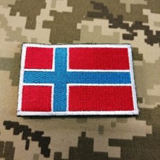 Купить Нашивка прапор Норвегії в интернет-магазине Каптерка в Киеве и Украине