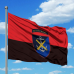Прапор 406 ОАБр (червоно-чорний)