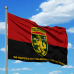 Прапор 68 окрема єгерська бригада імені Олекси Довбуша Червоно-чорний
