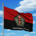 Прапор 5 окрема штурмова бригада червоно-чорний