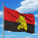 Прапор 24 ОМБр Червоно-чорний