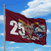 Прапор 25 Окрема Повітряно-Десантна Бригада ДШВ марун, 2 знаки