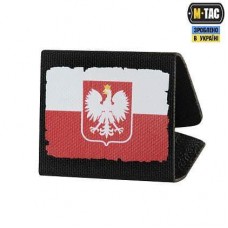 MOLLE Patch Прапор Polska White/Red/Black M-tac
