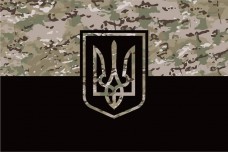 Прапор Україна камуфляж МС