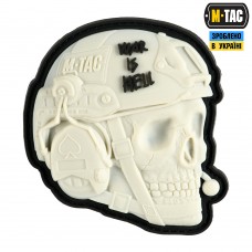 Купить PVC патч War is Hell M-TAC 3D White в интернет-магазине Каптерка в Киеве и Украине