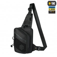 Купить Сумка для пістолету Sling Pistol Bag Elite Hex з липучкою Чорна M-TAC в интернет-магазине Каптерка в Киеве и Украине