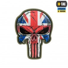 Купить Шеврон Punisher Британія М-Тас Світлонакопичувальна  в интернет-магазине Каптерка в Киеве и Украине