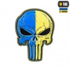 Купить Шеврон Punisher синьо жовтий М-Тас Світлонакопичувальна  в интернет-магазине Каптерка в Киеве и Украине