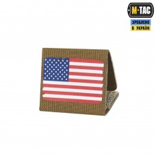 Купить MOLLE Patch прапор США Full Color/Coyote M-tac в интернет-магазине Каптерка в Киеве и Украине