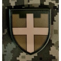 PVC шеврон 115 ОБр ТРО олива Житомирська область 