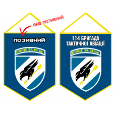 Вимпел 114 бригада тактичної авіації Синій