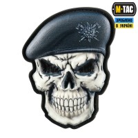 PVC Нашивка череп у береті Гірська Піхота M-TAC