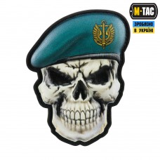 Купить PVC Нашивка череп у береті Морська Піхота M-TAC в интернет-магазине Каптерка в Киеве и Украине