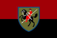 Прапор 110 ОМБр червоно-чорний
