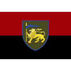 Прапор 60 окрема піхотна бригада Червоно чорний