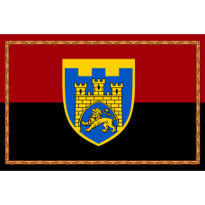 Прапор 125 окрема бригада ТРО Червоно-чорний